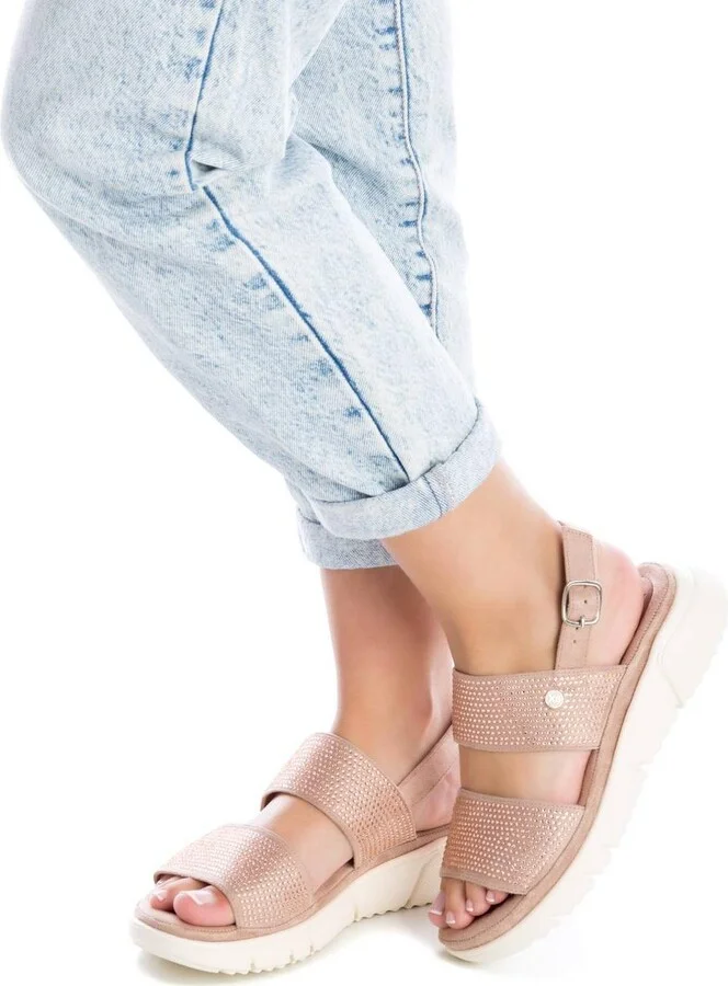 Women's Flat Suede Sandals By Xti - Image 11