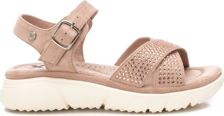 Women's Flat Suede Sandals By XTI_