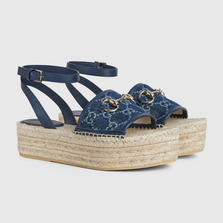 Women's flatform espadrille with Horsebit - Image 2