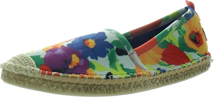 Womens Floral Print Man Made Espadrilles