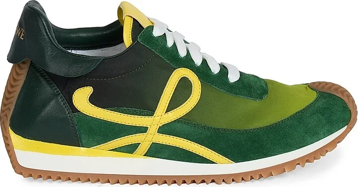 Women's Flow Runner 2.0 Sneakers - Gradient Green Yellow - Size 5