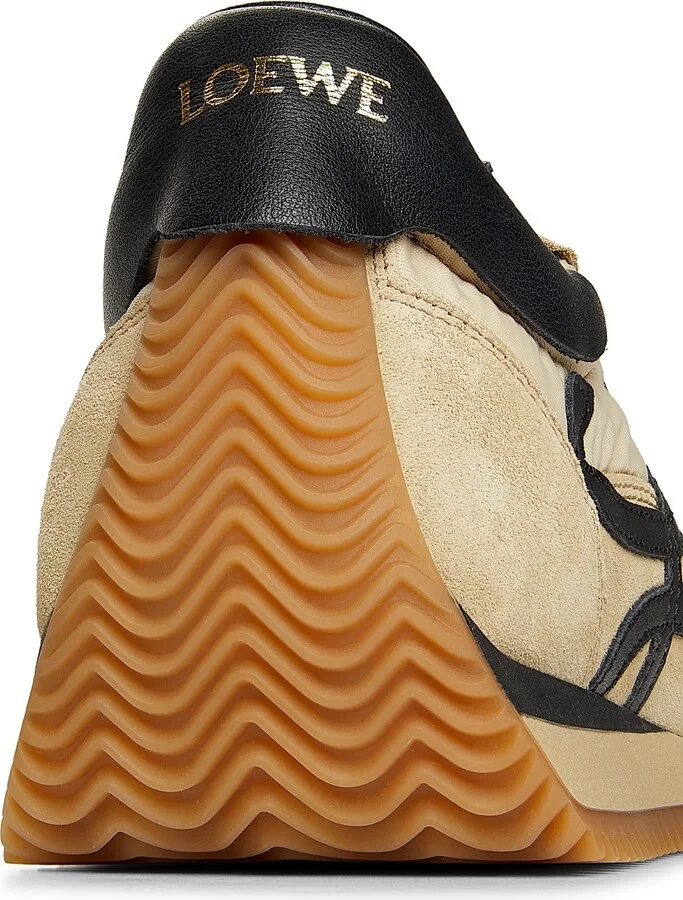 Women's Flow Runner Mix Leather Sneakers - White - Size 5 - Image 9