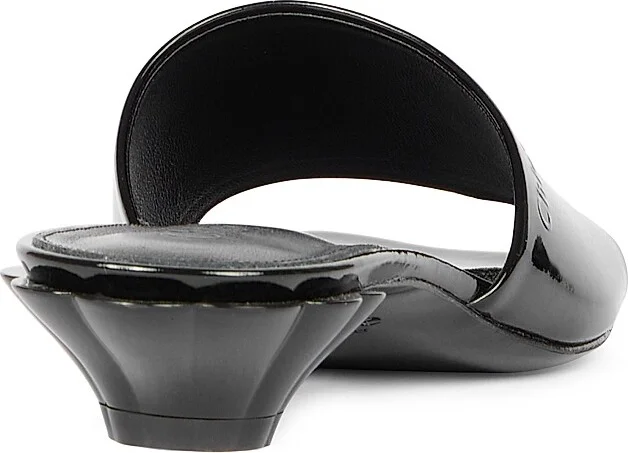 Women's Flower Mule Sandals - Black - Size 5.5 - Image 3