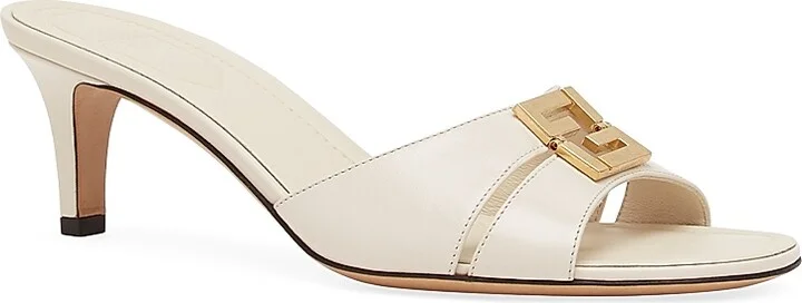Women's Fold 50MM Leather Mules - Nero - Size 5 - Image 5
