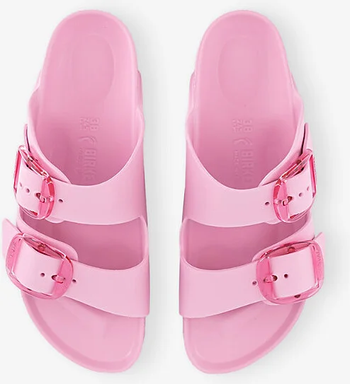 Womens Fondant Pink Eva Arizona Big Buckle Rubber Sandals Eur 40 / 7 Uk Women - Image 2