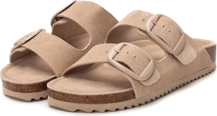 Women's Footbed Sandals with two buckles Refresh By Xti - Image 5