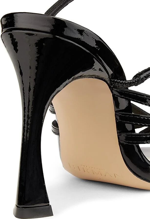Women's Fran 85MM Strappy Leather Sandals - Black - Size 5 - Image 5