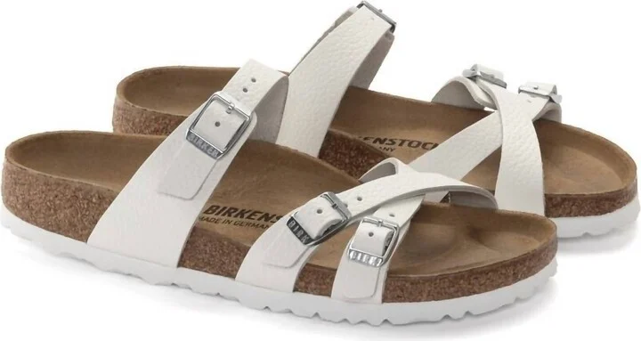 Women's Franca Leather Sandals In White