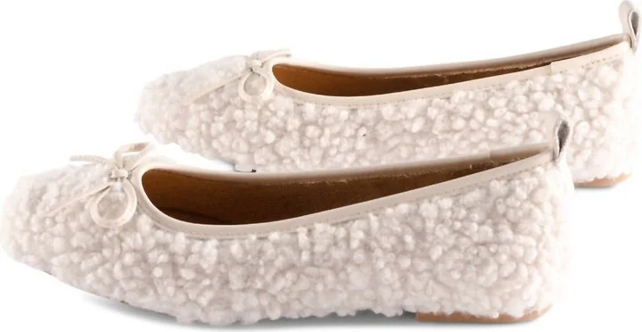 Women's Frankie Slip On In Natural Shearling