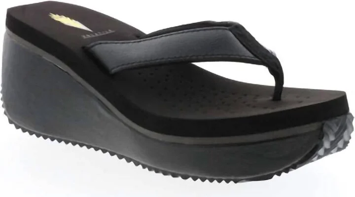 Women's Frappachino Wedge Sandals In Black