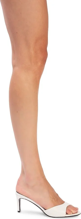 Women's Freddie 65MM Leather Mules - Coconut Nappa - Size 10 - Image 2