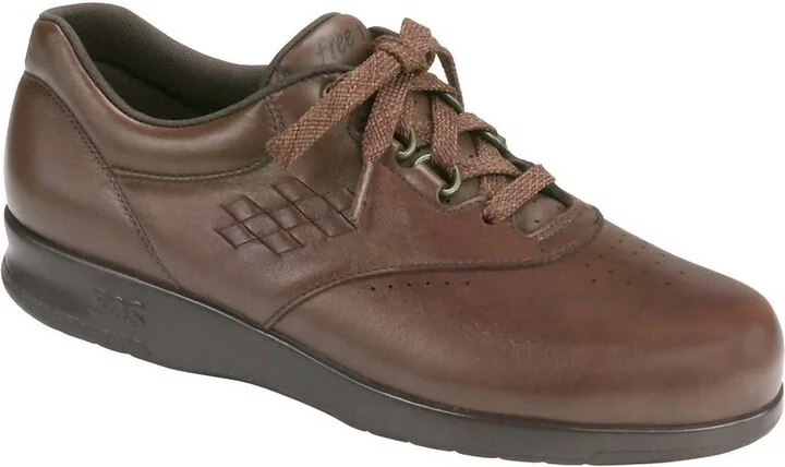 Women's Free Time Walking Shoe - Double Wide In Teak