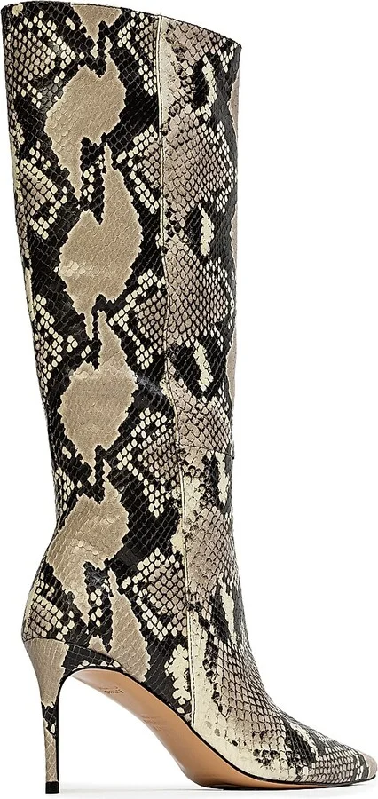 Women's Friday 80MM Snake Boots - Peyote Snake Leather - Size 5.5 - Image 4