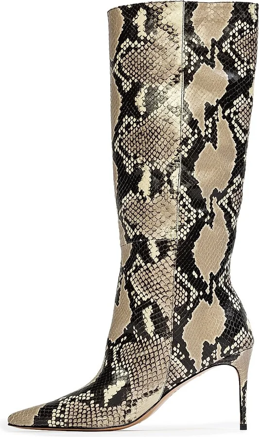 Women's Friday 80MM Snake Boots - Peyote Snake Leather - Size 5.5 - Image 5