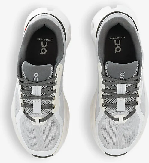 Womens Frost White F Cloudrunner 2 Cushioned-Sole Mesh Low-Top Trainers 3 - Image 2