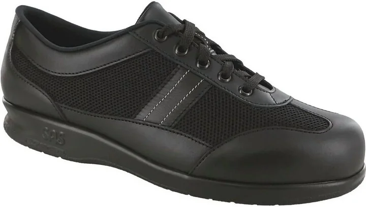Women's Ft Mesh Walking Shoes - Medium In Black