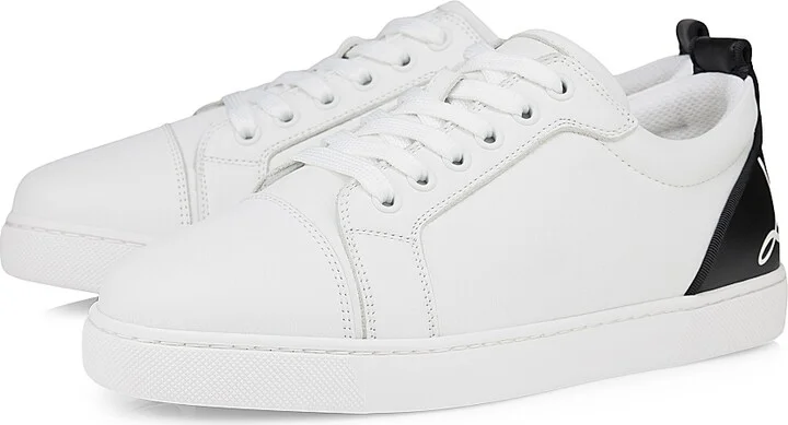 Women's Fun Louise Junior Leather Sneakers - Black - Size 5.5 - Image 2