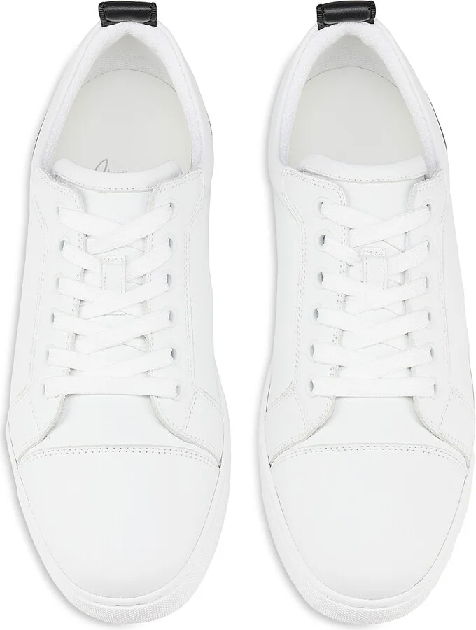 Women's Fun Louise Junior Leather Sneakers - Black - Size 5.5 - Image 4