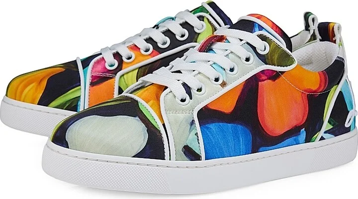 Women's Fun Louise Junior Satin Low-Top Sneakers - Multicolored - Size 5 - Image 2