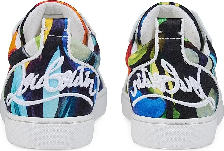 Women's Fun Louise Junior Satin Low-Top Sneakers - Multicolored - Size 5 - Image 3