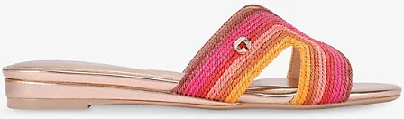Womens Fushia cmb Gala Mule Metallic Woven Sandals Eur 40 / 7 Uk Women