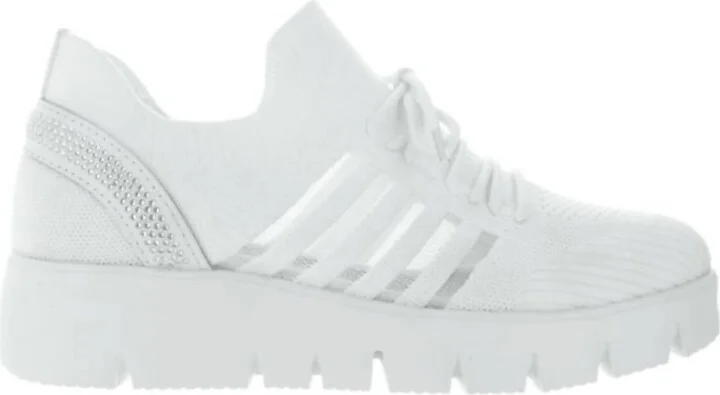 Women's Fx Bernie Crystal Sneaker In White