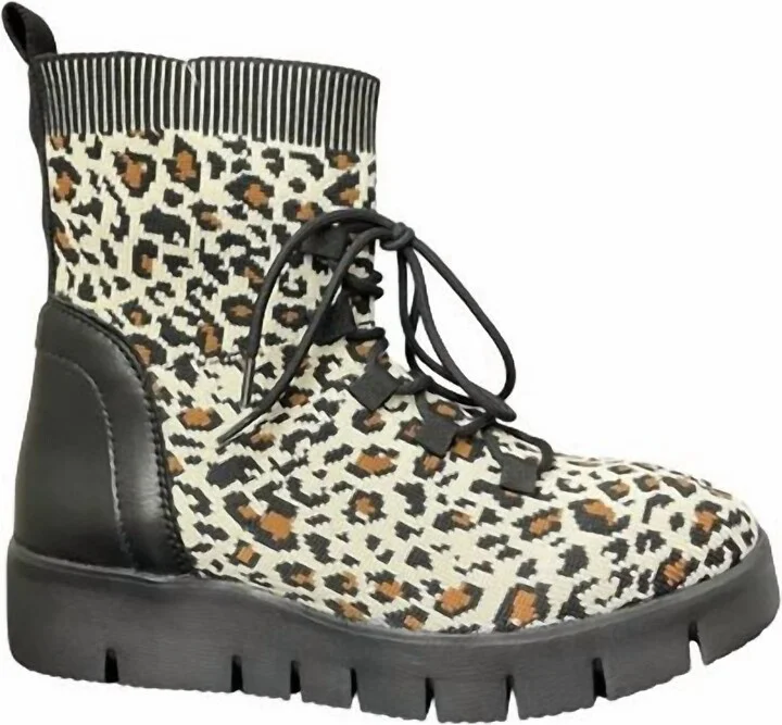 Women's Fx Venus Boots In Nude Leopard