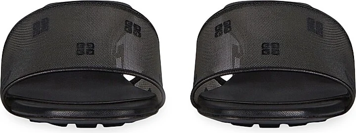 Women's G Cube Mules in 4G Transparent Mesh - Black - Size 6 - Image 3