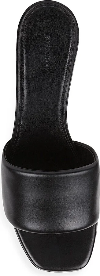 Women's G Cube Mules in Leather - Black - Size 6 - Image 3