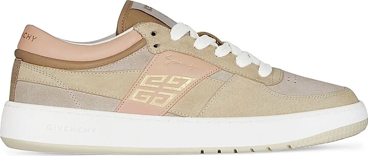 Women's G Move Sneakers in Mixed Leather - Beige - Size 6