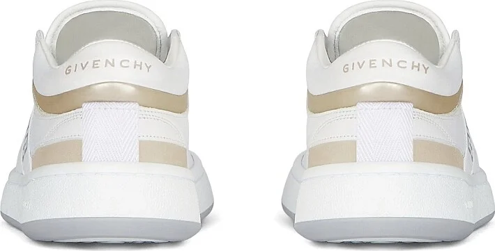 Women's G Move Sneakers in Mixed Leathers - White Beige - Size 6 - Image 6