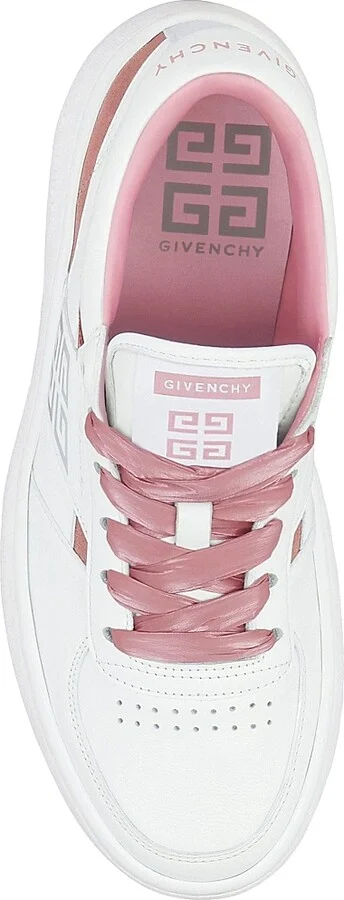 Women's G Move Sneakers in Mixed Leathers - White Pink - Size 6 - Image 4