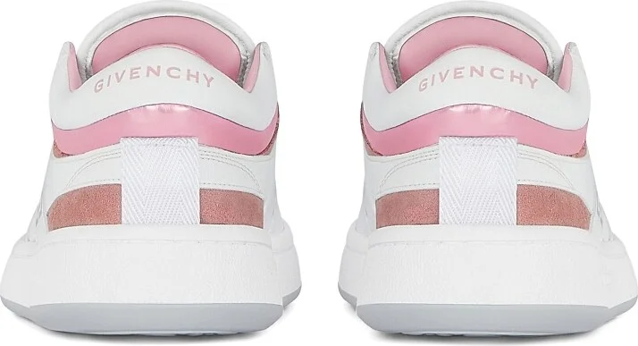 Women's G Move Sneakers in Mixed Leathers - White Pink - Size 6 - Image 6