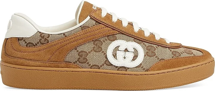 Women's G75 Canvas & Suede Low-Top Sneakers - Brown - Size 5