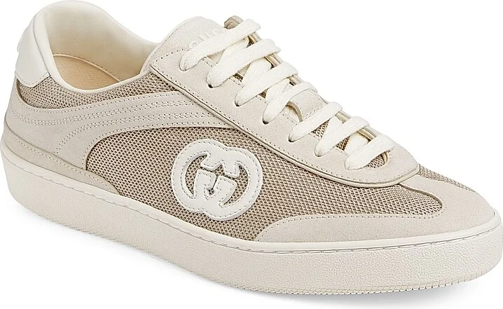 Women's G75 Mesh & Suede Low-Top Sneakers - Sand - Size 8 - Image 2