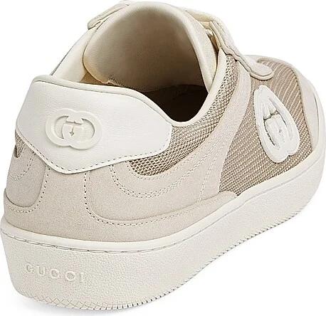Women's G75 Mesh & Suede Low-Top Sneakers - Sand - Size 8 - Image 3