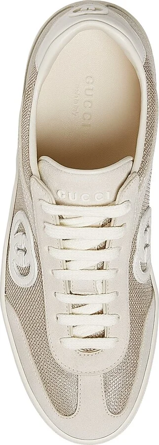 Women's G75 Mesh & Suede Low-Top Sneakers - Sand - Size 8 - Image 4
