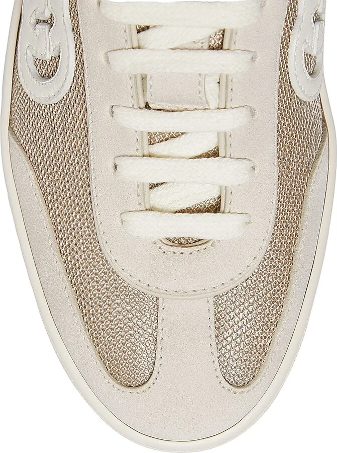 Women's G75 Mesh & Suede Low-Top Sneakers - Sand - Size 8 - Image 5