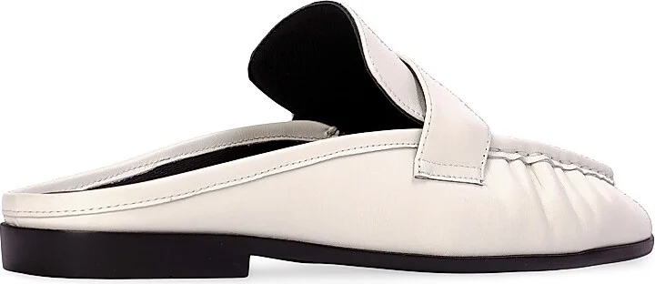 Women's Gabby Backless Leather Loafers - Coconut Leather - Size 5 - Image 5