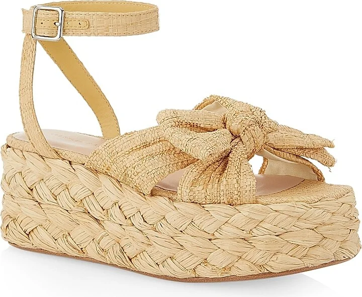 Women's Gaby Raffia Bow Espadrilles - Natural - Size 12 - Image 2