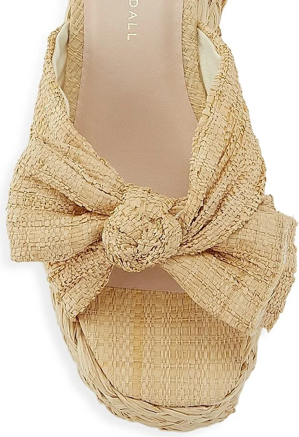 Women's Gaby Raffia Bow Espadrilles - Natural - Size 12 - Image 4