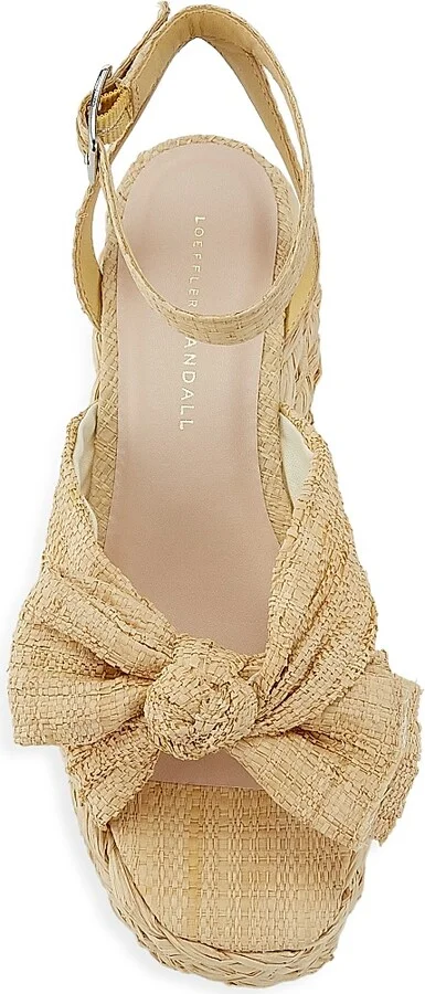 Women's Gaby Raffia Bow Espadrilles - Natural - Size 12 - Image 5