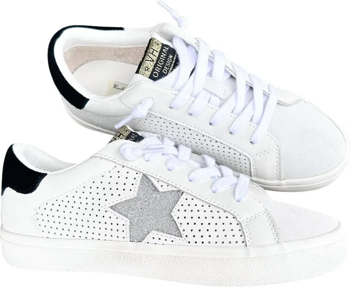 Women's Gadol 32 Sneaker In Black/speckled Silver Glitter