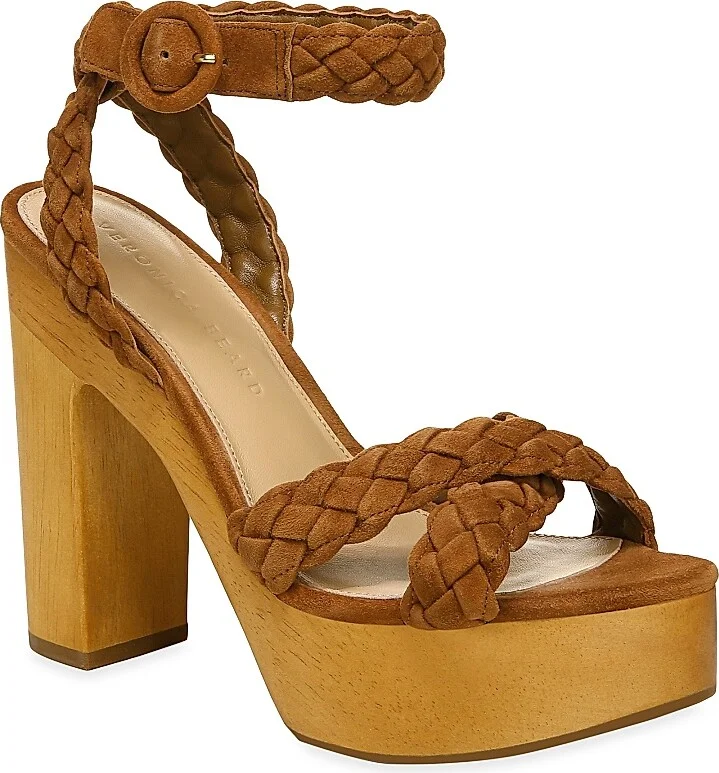 Women's Gael Suede Braided Ankle-Strap Platform Sandals - Hazelwood - Size 10 - Image 2