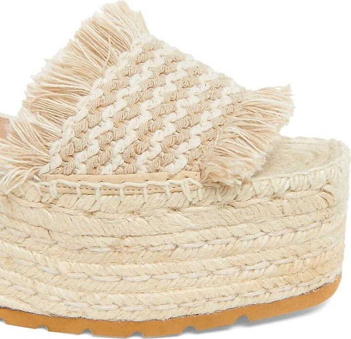 Women's Gaia 80MM Jacquard Espadrilles - Black - Size 8 - Image 9
