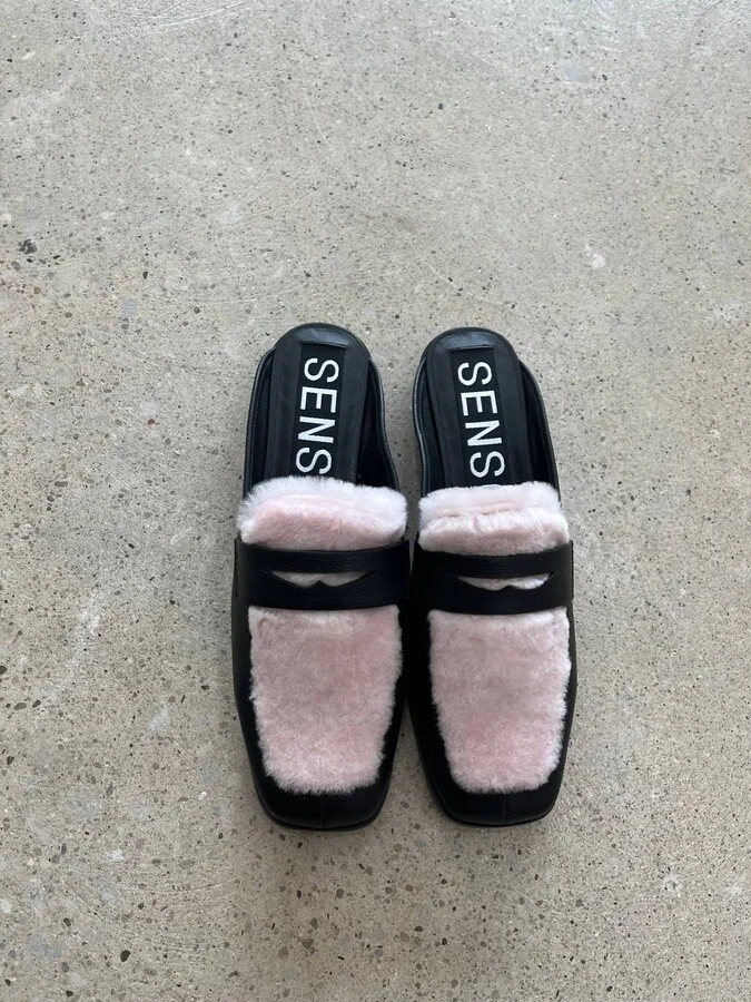 Women's Gail Mule Shoes In Black/pink