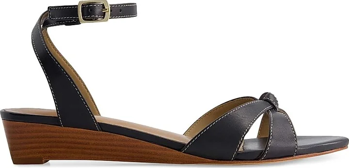 Women's Garcel Demi-Wedge Sandals - Navy - Size 6