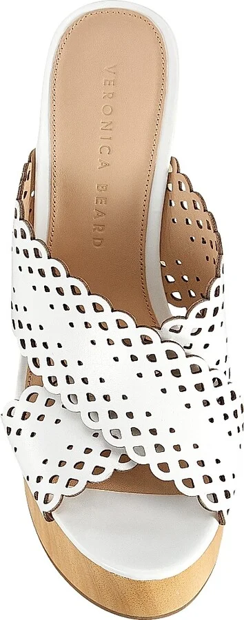 Women's Gaynor Platform Leather Sandals - Coconut - Size 10 - Image 5