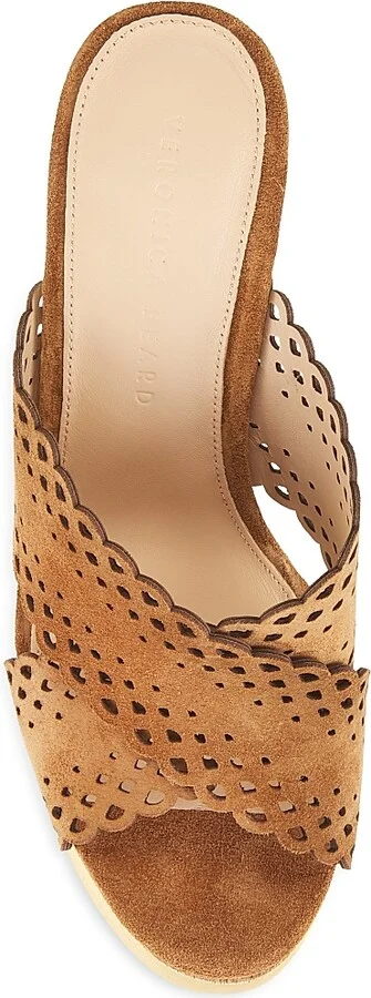 Women's Gaynor Suede Platform Mules - Hazelwood - Size 10 - Image 5
