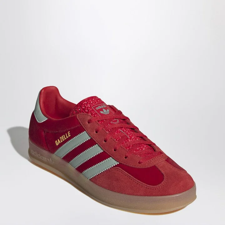 Women's Gazelle Indoor Red Sneakers
